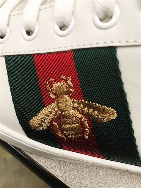 gucci shoes with bee logo|Gucci bee shoes sale.